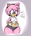  amy_rose anthro bodily_fluids breasts colono duo eulipotyphlan female hedgehog mammal sega slightly_chubby sonic_the_hedgehog_(series) tears thick_thighs 