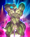  2023 abs absurd_res alligator alligatorid anthro balls barazoku biceps big_balls big_muscles big_penis blurred_background bodily_fluids clothing crocodilian dancing erection eyebrows five_nights_at_freddy&#039;s five_nights_at_freddy&#039;s:_security_breach front_view genital_fluids genitals hair hand_behind_back hand_behind_head hi_res huge_muscles huge_penis huge_thighs humanoid_genitalia humanoid_penis inside jockstrap johnthelewd_art looking_at_viewer male manly mohawk montgomery_gator_(fnaf) muscular muscular_anthro muscular_male navel nipples non-mammal_balls non-mammal_nipples nude obliques pecs penis pole pole_dancing precum precum_string quads reptile scalie scottgames serratus smile solo spotlight standing steel_wool_studios strip_club stripper stripper_pole text thick_penis thick_thighs underwear underwear_around_tail url vein 