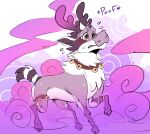  absurd_res capreoline deer gamblepaws hi_res implied_transformation male mammal okietheraccoon reindeer solo 