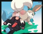  absurd_res anal anal_penetration anus balls blush border brown_body brown_ears brown_fur butt canid canine clothing digital_media_(artwork) duo eevee erection feral feral_penetrating fluffy fluffy_tail fox fur fur_tuft generation_1_pokemon genitals hair hi_res kappa_(kal) male male/male male_penetrated male_penetrating male_penetrating_male mammal motion_lines nintendo open_mouth penetration penile penis pokemon pokemon_(species) sarox sex simple_background smile tail tan_body tan_fur tuft 