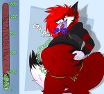  absurd_res anthro belly belly_grab big_belly blush bodily_fluids bottom_heavy bottomless bulge canid canine cheek_tuft clothed clothing digestive_fluids drooling duo facial_tuft fluffy fluffy_hair fluffy_tail fox gulp_(sound_effect) guts hair hi_res hoodie hoodie_only imprint intestines ira_(ira_the_carnivore) ira_the_carnivore looking_offscreen male male/male mammal neck_tuft oral_vore organs paws red_fox rumbling_stomach saliva saliva_string smug_face stomach stomach_acid swallowing tail teeth teeth_showing tongue topwear topwear_only tuft vore vore_drive weight_gain_drive 