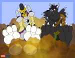  anthro bandai_namco digimon digimon_(species) fart fart_cloud fart_fetish feet foot_fetish foot_focus graybluestudios hi_res male male/male paws soles tagme taomon toes 