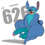  absurd_res anthro balls bedroom_eyes big_balls big_butt big_penis blue_body butt disney domoatdark genitals hi_res lilo_and_stitch looking_at_viewer male male/male narrowed_eyes one_eye_closed penis seductive solo stitch_(lilo_and_stitch) wink 