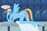  anthro breasts butt fab3716 female friendship_is_magic genitals hasbro my_little_pony nude pussy rainbow_dash_(mlp) solo 