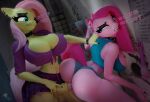  3d_(artwork) absurd_res animal_genitalia animal_penis anthro balls big_breasts big_butt blender_(software) bottomwear breasts butt clothing crossgender digital_media_(artwork) duo equid equine equine_genitalia equine_penis female female_penetrated fluttergoth fluttershy_(mlp) friendship_is_magic ftg_crossgender fti_crossgender genitals gynomorph gynomorph/female gynomorph_penetrating gynomorph_penetrating_female hasbro hi_res hooves-art horse intersex intersex/female intersex_penetrating intersex_penetrating_female mammal my_little_pony penetration penis pinkamena_(mlp) pinkie_pie_(mlp) pony sex skirt 