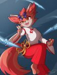  absurd_res anthro canid canine female fox gunfire_reborn hi_res li li_(gunfire_reborn) mammal solo thelasthope weapon 