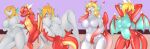  &lt;3 2022 absurd_res anthro blonde_hair breasts butt danilokumriolu digital_media_(artwork) dragon duo eyes_closed female fusion genitals glistening glistening_body goo_creature growth hair hi_res horn horn_growth male marine membrane_(anatomy) membranous_wings mxl open_mouth penis pussy red_body sequence simple_background smile spread_legs spreading surprise tongue tongue_out transformation unbirthing vaginal vore wing_growth wings 