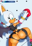  accidental_exposure anthro big_butt butt clothing deliciouscake female hi_res mario_and_sonic_at_the_olympic_games rouge_the_bat sega solo sonic_the_hedgehog_(series) thick_thighs torn_clothing 