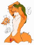 &lt;3 &lt;3_censor anthro balls br&#039;er_fox canid canine censored clothing disney duo flaccid fox genitals hi_res japanese_text male mammal nude penis robin_hood robin_hood_(disney) song_of_the_south text translation_request undressing uochandayo 