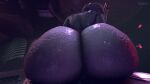  2023 3d_(artwork) alien big_butt butt butt_focus digital_media_(artwork) female halo_(series) huge_butt looking_at_viewer low-angle_view microsoft nude rayhuma rear_view sangheili solo ter&#039;ssa xbox_game_studios 