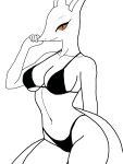  3:4 absurd_res anthro beach bikini clothing dragon dreamdragon89 female female/female generation_5_pokemon hi_res human human_on_anthro humanoid interspecies mammal nintendo pokemon pokemon_(species) pokephilia pose scalie seaside serperior solo swimwear 