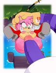  absurd_res amy_rose anus big_penis big_the_cat breasts excito female fishing_rod forest genitals hi_res huge_penis lake male male/female penis penis_awe plant pussy sega sirenstudios sonic_the_hedgehog_(series) tail tail_motion tailwag tree 