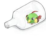  bird bird_tail bird_wings bottle hitaki1018 lowres natu nintendo pokemon pokemon_(creature) stuck tail wings 
