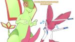  anthro bodily_fluids bonepie duo eeveelution erection flygon generation_3_pokemon generation_6_pokemon genitals gesture male mistakes_were_made multi_genitalia multi_penis nintendo penis pointing pointing_at_another pokemon pokemon_(species) scared size_difference smile sweat sylveon 