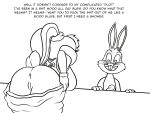  anus bugs_bunny butt clothed clothing comic duo female hi_res humanoid lagomorph leporid lola_bunny looney_tunes lordcuckness male male/female mammal partially_clothed rabbit undressing warner_brothers 