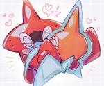  :d affectionate blush blush_stickers closed_eyes commentary_request heart kokemushi_(kuru_fox) no_humans open_mouth pokemon pokemon_(creature) rotom rotom_(normal) rotom_dex smile spoken_heart 