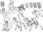  all_fours anthro anus avian bottomwear breasts clothing dragon equid equine female fondling fondling_self genitals gryphon hair hooves horn human human_to_anthro kneeling mammal mid_transformation monochrome mythological_avian mythology nipples nude open_mouth pussy simple_background solo species_transformation tail tongue tongue_out topwear torn_clothing transformation transformation_sequence underwear unicorn watsup white_background 