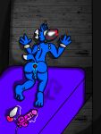  3:4 absurd_res anthro blue_body blue_fur crossthescore fur hi_res humanoid machine male plug_(sex_toy) protogen raspberry(crossthescore) sex_toy solo 