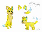  absurd_res anthro canid canine canis cute_expression cute_eyes domestic_dog feral happy hi_res male mammal model_sheet smile tail tail_motion tailwag text tongue tongue_out yordraw 