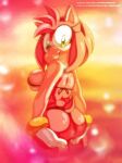  amy_rose anthro big_butt bikini breasts butt bytesduh clothing eulipotyphlan female fullmetalsketch green_eyes hedgehog hi_res mammal sega side_boob solo sonic_the_hedgehog_(series) swimwear 