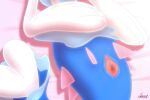  2023 3:2 agent_0730 blue_body censored censored_genitalia censored_pussy digital_media_(artwork) female feral flippers generation_7_pokemon genitals hi_res humanoid_genitalia humanoid_pussy lying mammal marine mosaic_censorship multicolored_body nintendo nude on_back pink_spikes pinniped pokemon pokemon_(species) primarina pussy shaded signature soft_shading solo spikes spikes_(anatomy) tail white_body 