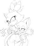  big_butt big_ears black_and_white blaze_the_cat blush breasts butt butt_envy clothing delicioussoup female female/female gloves handwear hi_res monochrome rouge_the_bat sega sketch small_breasts sonic_the_hedgehog_(series) tail text tight_clothing torn_clothing 