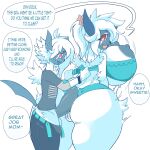  absol absurd_res age_difference anthro big_breasts bodily_fluids borky-draws breasts clothed clothing digital_media_(artwork) duo erection fan_character female fur generation_3_pokemon genitals hi_res huge_breasts incest_(lore) male male/female maliqeth mother_(lore) mother_and_child_(lore) mother_and_son_(lore) nintendo nipples parent_(lore) parent_and_child_(lore) parent_and_son_(lore) partially_clothed penis pokemon pokemon_(species) pussy red_eyes roux simple_background son_(lore) white_body white_fur 