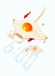  animal_focus fish food food_focus fried_egg from_above highres manta_ray meziro001 no_humans original sausage simple_background timestamp white_background 