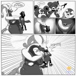  &lt;3 &lt;3_eyes anthro anthro_pred anthro_prey areola belly big_belly big_breasts breasts comic dialogue english_text evil_grin female generation_2_pokemon generation_4_pokemon generation_6_pokemon goodra group head_first head_in_mouth hi_res holding_character imminent_oral_vore imminent_vore kissing larger_anthro larger_female licking licking_lips long_neck magby male male/female male_prey navel nintendo nipples oral_vore overweight overweight_anthro overweight_female pichu piplup pokemon pokemon_(species) riolu size_difference smaller_anthro smaller_male smile speech_bubble tairedfox teddiursa text thick_thighs tongue tongue_out vore 