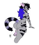  anthro areola bengal_cat breasts domestic_cat felid feline felis female hi_res mammal nipples quasaraster seagullart2 serval solo 