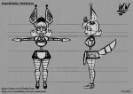  antennae_(anatomy) apron black_and_white bow_(disambiguation) clothing hi_res machine maid_uniform monochrome robot toony uniform widdly widdlywham 