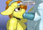  absurd_res anthro balls breasts collar collar_only duo fall_of_equestria fellatio female friendship_is_magic genitals hasbro hi_res male male/female my_little_pony nipples nude oral penile penis rainihorn sex sex_slave soarin_(mlp) spitfire_(mlp) wonderbolts_(mlp) 