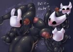  2023 absurd_res aroused arthropod azura_inalis begging big_breasts black_body blush bodily_fluids bouncing_breasts breasts clitoris dialogue dripping english_text erect_nipples foursome gangbang genital_fluids genitals group group_sex hi_res hollow_knight hornet_(hollow_knight) huge_breasts leaking_precum nipples nude penis penis_rubbing precum precum_drip protagonist_(hollow_knight) pussy_juice sex signature size_difference sweat sweatdrop team_cherry text vessel_(species) 