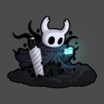  2_horns absurd_res ambiguous_gender animal_humanoid arthropod arthropod_humanoid black_body black_eyes black_tentacles cel_shading cloak clothed clothing dark_eyes empty_eyes grey_cape hi_res holding_object holding_sword holding_weapon hollow_knight horn humanoid insect insect_humanoid looking_down luhrak mask melee_weapon outline particles rock shaded shadow shadow_tentacles simple_background solo standing sword team_cherry tentacles the_knight_(hollow_knight) weapon white_mask 