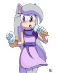  anthro blood bodily_fluids clothed clothing dessert dress eulipotyphlan fan_character female food gloves group handwear hedgehog hi_res humanoid ice_cream inno_(innotsu) innotsu licking mammal sega sketch solo sonic_the_hedgehog_(series) tongue tongue_out trio 
