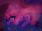  bed bedroom duo equid equine female feral friendship_is_magic furniture happy hasbro hi_res hopemillts horse magical_sex male male/female mammal my_little_pony night pony sex twilight_sparkle_(mlp) window 