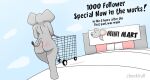  anthro big_butt big_ears building butt chunkiroll_(artist) cloud elephant elephantid female grey_body hi_res huge_butt loona_(chunkiroll) mammal nude proboscidean rear_view shopping_cart sky solo tail tail_tuft text thick_thighs tuft wide_hips 