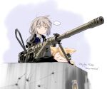  ... 2girls ahoge animal_ears anti-materiel_rifle bipod black_necktie blonde_hair bolt_action cat_ears cat_girl cheytac_m200 english_text excel_(gewalt) girls&#039;_frontline grey_hair gun idw_(girls&#039;_frontline) m200_(girls&#039;_frontline) multiple_girls necktie poster_(object) purple_eyes rifle scope sleeping sniper sniper_rifle sniper_team speech_bubble wanted weapon 