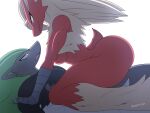  absurd_res anthro avian big_butt bird black_body black_fur blaziken blue_eyes breasts butt cowgirl_position dominant dominant_female duo fan_character female female_penetrated from_front_position fur generation_3_pokemon generation_5_pokemon green_hair grey_body grey_fur hair hi_res interspecies japy7u7 male male/female male_on_bottom male_penetrating male_penetrating_female muscular muscular_anthro muscular_female nintendo on_bottom on_top penetration pokemon pokemon_(species) pokephilia red_body red_fur sex simple_background smile submissive submissive_male tail thick_thighs vaginal vaginal_penetration wide_hips yellow_body yellow_eyes yellow_fur zoroark 