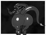  alien alien_(franchise) ambiguous_gender anthro big_butt borisalien butt claws curvy_figure digital_media_(artwork) eyeless hi_res looking_back nude presenting presenting_hindquarters rear_view tail teeth thick_thighs voluptuous wide_hips xenomorph 