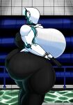  big_breasts big_butt breasts butt faceless_character female gun haydee haydee_(game) huge_breasts humanoid machine pakaproductions pipe ranged_weapon robot robot_humanoid solo thick_thighs water weapon 