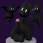  3d_(artwork) anthro bat blender_(software) blender_eevee cave_story digital_media_(artwork) fanfurry feral genitals group hi_res humanoid invalid_tag male male/male mammal penis trio wings 