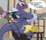  absurd_res ambiguous_gender anthro big_breasts big_butt breasts butt butt_grab female female/ambiguous hand_on_butt hi_res huge_breasts legendary_pokemon nintendo nipple_fetish nipple_pinch nipple_play pinch pokemon pokemon_(species) seii3 shadow_lugia shadow_pokemon 