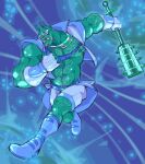  alien atomic_punk green_man humanoid magical_boy male mighty_princes muscular orc rickleone space 