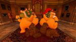  balls bandanna big_butt bowser bowser_jr. butt carpet collar crouching dragon duo father_(lore) father_and_child_(lore) father_and_son_(lore) feces genitals hi_res huge_butt kerchief koopa looking_back male mario_bros metal_collar nintendo nude parent_(lore) parent_and_child_(lore) parent_and_son_(lore) penis pooping pooping_on_floor pooping_together rear_view reptile scalie scat son_(lore) tecbuttlovefa thick_thighs turtle wide_hips 
