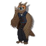  alpha_channel avian beak belt belt_buckle bird black_beak black_bottomwear black_clothing black_pants blue_clothing blue_topwear blue_vest bottomwear brown_body brown_feathers brown_wings clothing collared_shirt crossbow dungeons_and_dragons feathers grey_body grey_feathers hasbro hi_res holster kymsnowman leather leather_clothing long_eared_owl male orange_body orange_feathers owl pants pattern_clothing ranged_weapon rochester_swiftstream shadow simple_background solo solo_focus striped_clothing stripes tail_feathers tools topwear transparent_background tuft vest weapon white_clothing white_topwear wings wizards_of_the_coast wrench yellow_eyes 