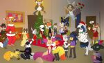  accessory anthro braixen canid canine christmas christmas_clothing christmas_headwear christmas_tree clothing costume delphox doctor_noc eeveelution female flareon fox generation_1_pokemon generation_2_pokemon generation_4_pokemon generation_6_pokemon generation_7_pokemon girly group guitar hat headband headgear headwear holidays kitsunekotaro lopunny lycanroc male male/female male/male mammal midnight_lycanroc musical_instrument nintendo plant plucked_string_instrument pokemon pokemon_(species) quilava rune_(~hey_yo~) santa_costume santa_hat string_instrument tree vulpix 