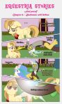  absurd_res alice_goldenfeather_(estories) anthro black_border border canterlot chimera dialogue discord_(mlp) draconequus ears_down ears_up equid equine estories female feral folded_wings friendship_is_magic group hasbro hi_res horn magic male mammal my_little_pony no_cutiemark outside pegasus pivoted_ears princess_celestia_(mlp) regalia sad sad_expression sad_eyes spread_wings teleportation trio winged_unicorn wings 