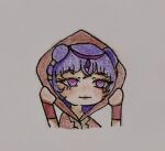  capelet detached_collar drawing fire fire_emblem fire_emblem:_the_sacred_stones fire_emblem_heroes hood hood_up hooded_capelet myrrh_(fire_emblem) purple_eyes purple_hair twintails 