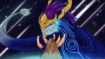  aurelion_sol_(lol) crown dragon gold headgear hi_res kvnpoulsen league_of_legends mountain riot_games space star targon 